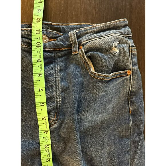 Monkey Ride Jeans Original Vintage Cropped Distressed Skinny Fit Size 9/29 - Picture 9 of 10